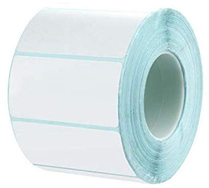 Maojuee Sticky Labels Roll Self-Adhesive Labels on a Roll 1000 Pieces Sticky Labels for Freezer Jars Printer Mailing, Small Name Address Labels Freezer Labels Date Labels 60mm*30mm