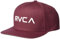 RVCA Herren Adjustable Straight Brim Hat Hut, Snapback-Mütze/Weinrot, Einheitsgröße
