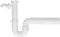 Küchen Siphon Universal-Geruchsverschluss 11/2'' DN 50 mit Geräteanschluss Spüle