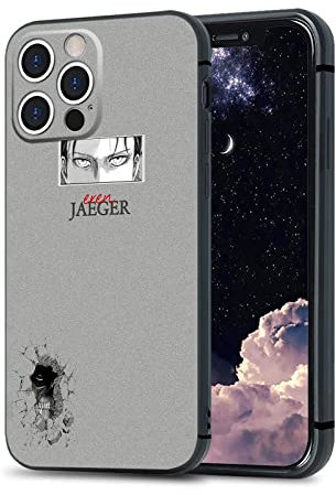 Eren Yeager Attack on Titan Aesthetic Anime Phone Case Cover Manga Shell (weich matt, für iPhone 11 Pro Max)