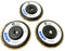 Flap Discs Set Grain 60/80/120 76 x 10 mm Suitable for Mini Battery Angle Grinder such as Bosch GWS 10.8 V 12 V for Steel Wood Plastic (3)