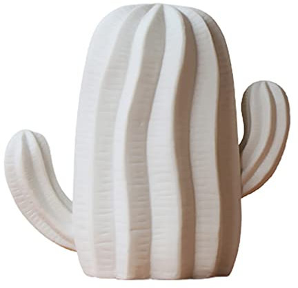 VICASKY Kunstpflanze Cacti Kakteen Figurine Keramik Statue Keramik- Skulptur Tisch Ornament Porzellan Figuren Tabellenmittelhauptdekor () Geformt Faux Künstliche Weihnachtsdeko