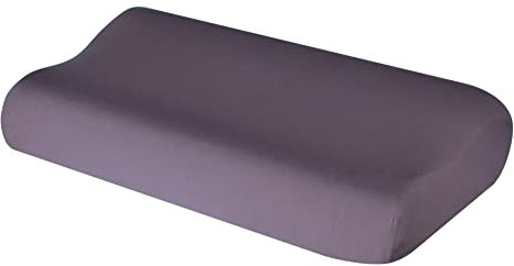 Theonoi Kissenbezug Kissenhülle für Nackenkissen Nackenstützkissen Gesundheitskissen aus Baumwolle für Größen von 35x60 bis 45x75 cm (Dunkelgrau 104)