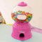 elemhome Kids'Candy Machine Tragbare Kinder Süßigkeiten Maschine Mini Gumball Maschine Kreative Süßigkeiten Box Kapsel Maschine Bubble Gumball Spender Geld Spar Box Kinder Geschenk (Rosa)