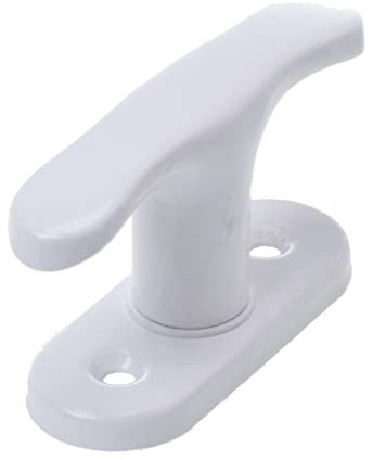 Aqbau® Fenstergriff Metall (Weiß) Fensterolive Lackiert Balkontürgriff Metall fenstergriff klein, universal fenstergriffe, Fensterbeschlag