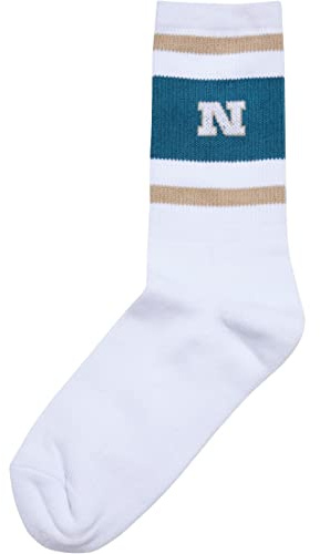 Urban Classics Unisex College Team Socks unionbeige/bottlegreen/white, 39-42