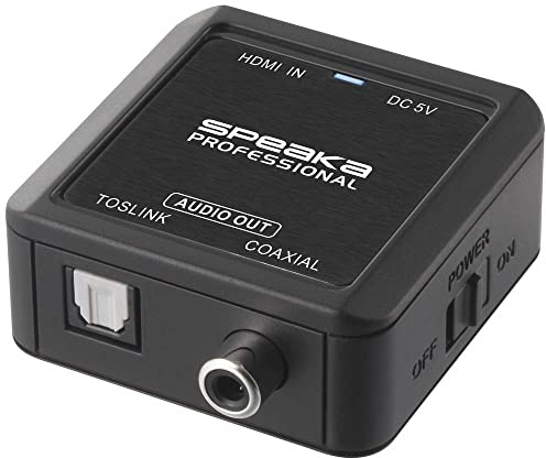 SpeaKa Professional Audio Konverter [HDMI - Koaxial, Toslink]