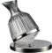 Fonowx Luxus Weindekanter Weinbelüfter 360 Grad Drehbarer Weindekanter Glas Weinspender Home Bar Weinliebhaber Geschenk, Silber