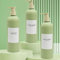 Ezebesta 400ml Avocado Grün Seifenspender für das Badezimmer mit Pumpen und 22 Etiketten Moderne Lotion Flaschen (3 Stück)