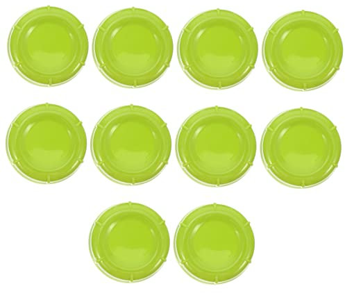 KOMBIUDA 10Stücke Verschlusskappen für Babyflaschen Lebensmittelechte Kappen für Muttermilchflaschen Weithals-flaschenverschluss für Aufbewahrung und Transport von Milch