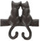 Cabilock 1 Pc Crochet En Fonte Animal Mur Crochet Support Mural De Chambre Mur Manteau Patères Vintage Rustique Mur Crochet Chambre Mur Rack Patère Chat En Bois Porte-cintre Le Fer
