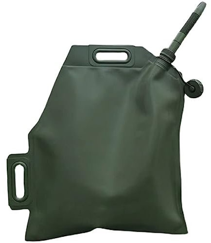 Benzinkanister Tragbarer, Faltbarer TPU-Ölbeutel, platzsparender Benzin- und Diesel-Aufbewahrungsbehälter for Motorräder, auslaufsicherer Kraftstoffbeutel (Size : 5L/1 Gallon)