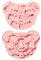UR URLIFEHALL Lot de 2 moules en silicone en forme d'ours mignons pour décoration de gâteaux de fête, gelée, biscuits, chocolat, bonbons, glace