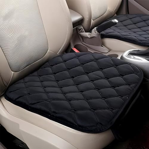 DEHIWI 2 PCS Winterwarmes Auto Sitzkissen für Toyota Prius / RAV4 / Verso/Yaris/Yaris Cross, Weiche Bequeme Autokissen, Autositzschutz Sitzunterlage Kratzfest,- Black