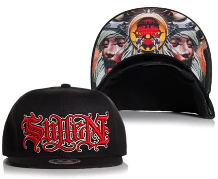 Sullen Men's Fede Gas Black Snapback Hat
