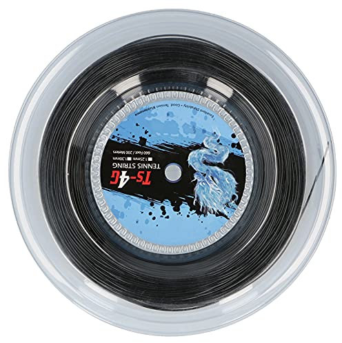 Fuerdich Corda per Racchetta da Tennis, Bobina da Tennis da 200 Metri Set Corda per Racchetta multifilamento Corda per Racchetta per Giocatori offensivi (1.30mm)