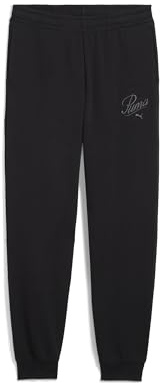 Puma Mädchen Gestrickte Hosen ESS Script Sweatpants Tr G