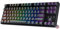 Geeky GK75 75% | Hot Swappable Mechanical Gaming Keyboard | 84 Keys Multi Color RGB LED Backlit for PC/Mac Gamer | ANSI US American Layout (Black, Mechanical Blue)