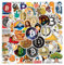 Bitcoin Aufkleber, 2 X 50 Stück Digitale Währung Sticker, Bitcoin Vinyl Wasserdicht Sticker Pack, Virtuelle Währung Top Aufkleber Set, Bitcoi Sticke für Jugendliche Kinder Erwachsene