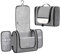 AiQInu Trousse de Toilette, Pliable Grande Trousse de Toilette Voyage pour Hommes et Femmes,Multifonction Imperméable Sac Cosmétique Organisateur de Voyage avec Crochets