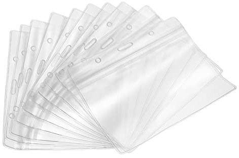 AUTSUPPL 10 Stück Impfausweis Schutzhüllen 4x3 Zoll Mehrzweck Namensschildhalter Für Ärzte Lehrer Büro