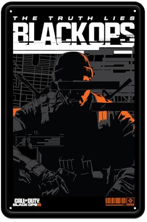 Call of Duty: Black Ops 6 Metal Sign Black Ops 6