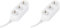 Steckdosenleiste 3 x 16 A – 0,5 m – Weiß (SCH) (Packung mit 2)
