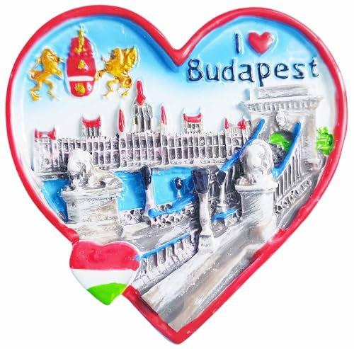 Budapest Ungarn Tourist Souvenir 3D Kühlschrank Magnet Kühlschrank Dekoration Magnet