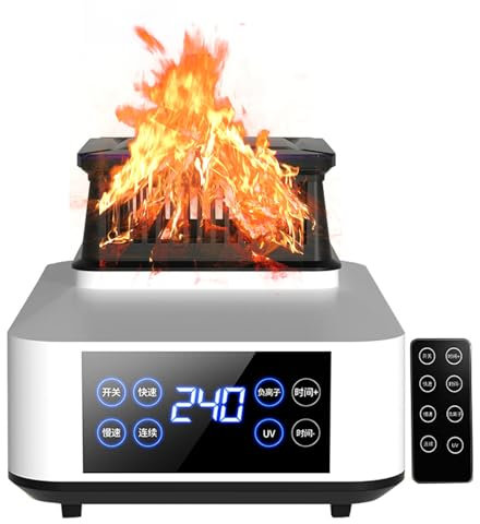 POCDOKYZ Sèche-Linge électrique 1500 W, Mini sèche-Linge, télécommande + stérilisation et Purification + séchage chronométré, Chauffage Rapide des vêtements et des Chaussures,White