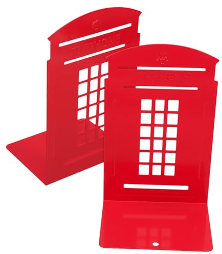 GOOHOCHY 2stücke Vintage-buchstütze Aus Dekorative Buchhalter Für Arbeitszimmer Schreibtisch-buchständer Buchorganizer Für Regale