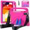 RollinCase Funda Infantil para Xiaomi Redmi Pad SE 11 Pulgadas 2023, Carcasa Antigolpes con Asa y Correa para Redmi Pad SE 11, Magenta