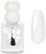 Clear Nail Polish - 2-in-1 Quick Dry Top Coat & Base Coat - High Glossy Transparent Nail Polish - Water-Based Long Lasting Nail Varnish - No Cure Needed Strengthening Nail Varnish for Women