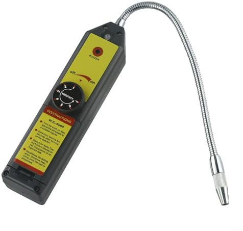 WJL6000 Détecteur électronique de fuite de gaz halogène pour climatisation et entretien automobile avec indicateur LED