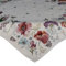 Tischdecke Mitteldecke Frühling Sommer 100 x 100 cm verstreute Blüten beige rost Stoff Gobelin Baumwollmischung