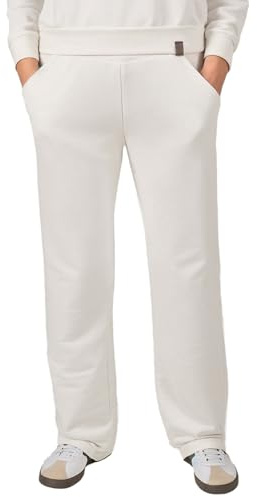 VIVISENCE Jogginghose Damen Bequeme Mit Weitem Bein Elastischem Bund Und Seitentaschen Aus Hochwertigem Strickstoff Perfekt Für Freizeit Sport Yoga Entspannte Alltagslooks 9102