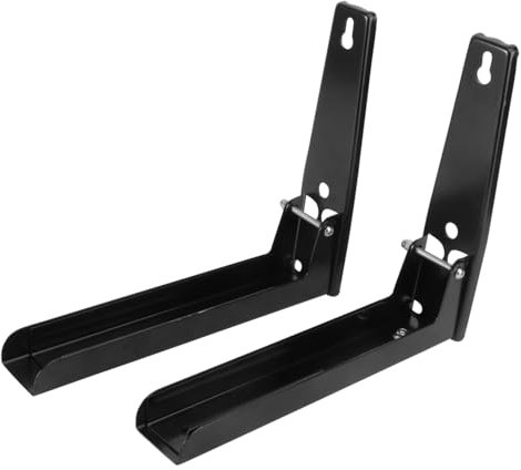 VALICLUD Soporte De Pared Para Microondas Rejilla De Almacenamiento Acero Inoxidable Fácil De Limpiar