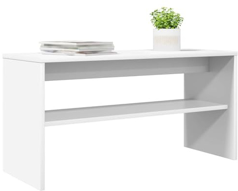 vidaXL TV-Schränk 80 x 30 x 40 cm Weiß Holzwerkstoff