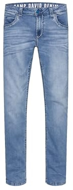 Camp David NI:CO Herren Jeans Regular Fit Stretch | gerades Bein, mittlere Leibhöhe, Denim mit Elasthan, Five-Pocket, Reißverschluss, Verschiedene Waschungen, Längen & Stretchgrade, Zeitloser Look