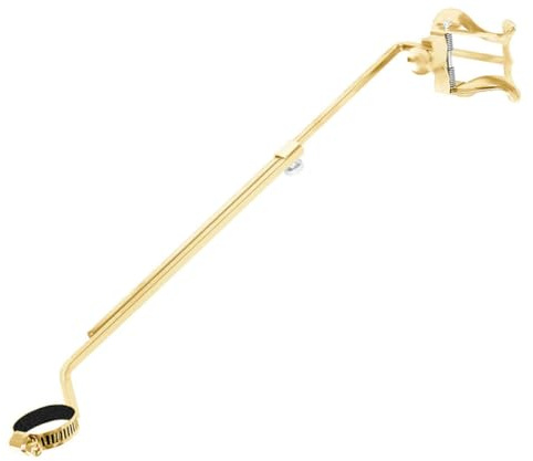HOUDERCO Notenhalter Querflöte aus Eisen mit Sicherem Clip und Benutzerfreundlichem Design für Querflöten Zubehör bei Live Auftritten und Übungssessions