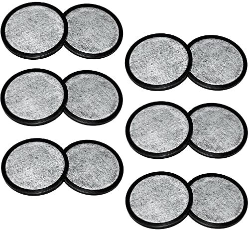 Pure Green, 12 Stück Mr. Coffee kompatible Wasserfilterscheiben – passend für Mr Coffee kompatible Filter – Ersatz-Kohlewasserfilterscheiben für Mr Coffee Kaffee Brauer