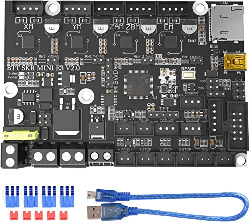 BIGTREETECH SKR Mini E3 V2.0 Steuerplatine 3D-Drucker Upgrade 32Bit Silent Motherboard Integriert mit TMC2209