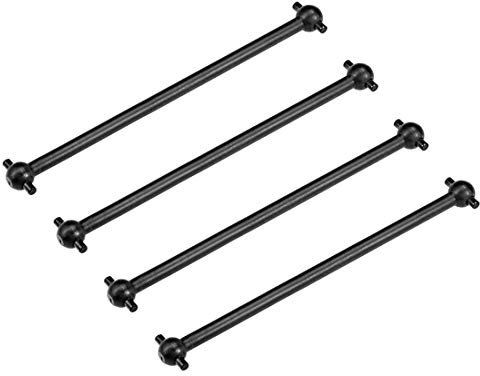 sourcing map 87mm Voiture Dogbone Arbre Transmission pour 1/10 RC Voiture Camion Noir 4Pcs