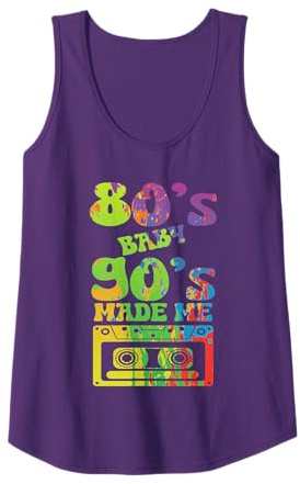 80's baby 90's made me - 80er 90er Jahre Outfit - Retro Tank Top
