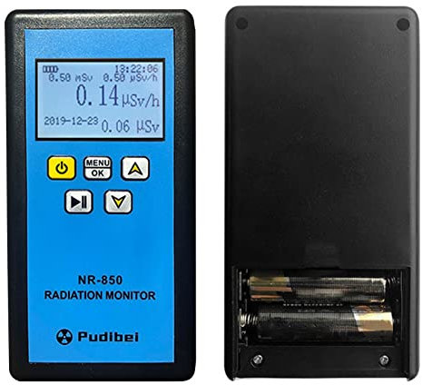 Nuklearstrahlungsdetektor, fortschrittlicher Strahlungsdetektor X, Y und harte Betastrahlen erkennt, tragbarer Nuklearstrahlungsdetektor, LCD-Display,Haushalt,radioaktiver Tester,Geigerzähler(NR-850)
