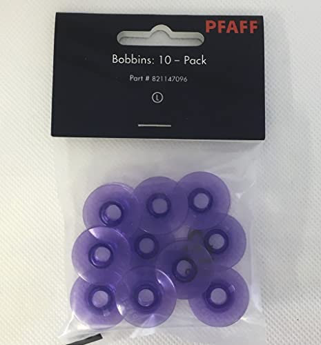 Generico Spoline, Bobine, Rocchetti in plastica Viola per Macchine da Cucire Domestiche Pfaff Creative Icon, Pfaff Performance Icon | 10 Pezzi | Singer Catania