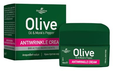 Herbolive Gesichtscreme Anti Falten, Oliveöl & Mönchspfeffer 50ml