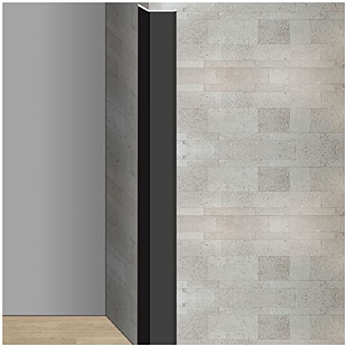 Strisce angolari for pareti, paraurti da Parete for Tavolo in Lega di Alluminio/Protezioni for Bordi/Modanatura angolare for scoraggiare Gatti Artigli di Cani tappezzati/Bordo del Supporto TV for Cam