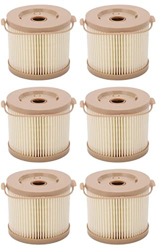 Racor 500Fg Filtro Filtro Carburante Separatore Acqua Abs 6 Pezzi Filtro Carburante Separatore Acqua Olio Kit Filtro Acqua Sostituzione Per Racor 2010Pm‑Or 500Fg