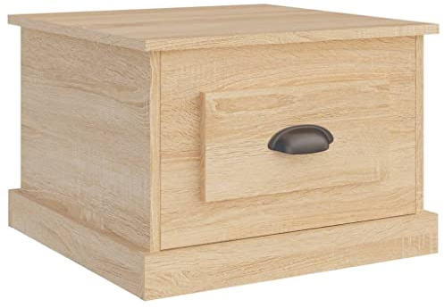 vidaXL Coffee Table Sonoma Oak 50x50x35 cm Engineered Wood