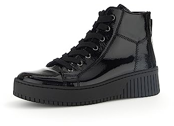Gabor Damen Schnürstiefeletten, Frauen Stiefeletten,Wechselfußbett,Best Fitting,Bootee,Booties,halbstiefel,schwarz (schwarz),36 EU / 3.5 UK